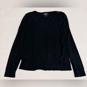 Banana Republic Forever Sweater V-Neck Black Women’s M
